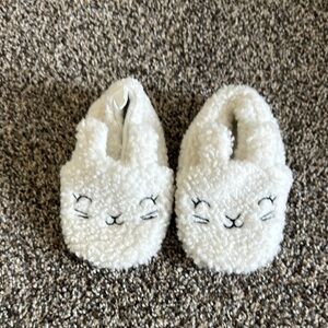 Old Navy Fuzzy Bunny Kids Shoes - Cream